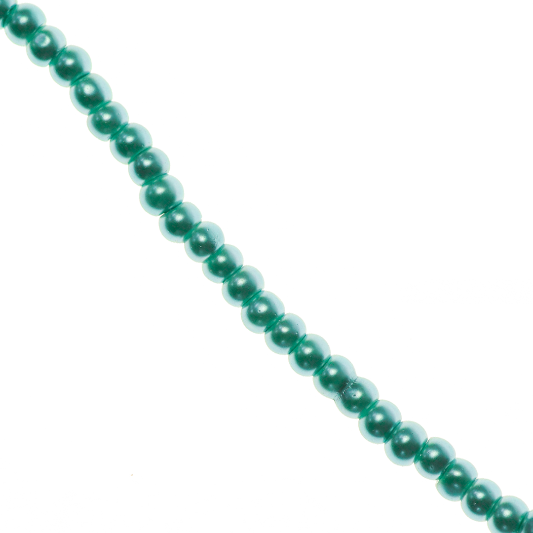 Glass Pearls, 3mm, Approx 205 pcs per strand, Available in Multiple Colours