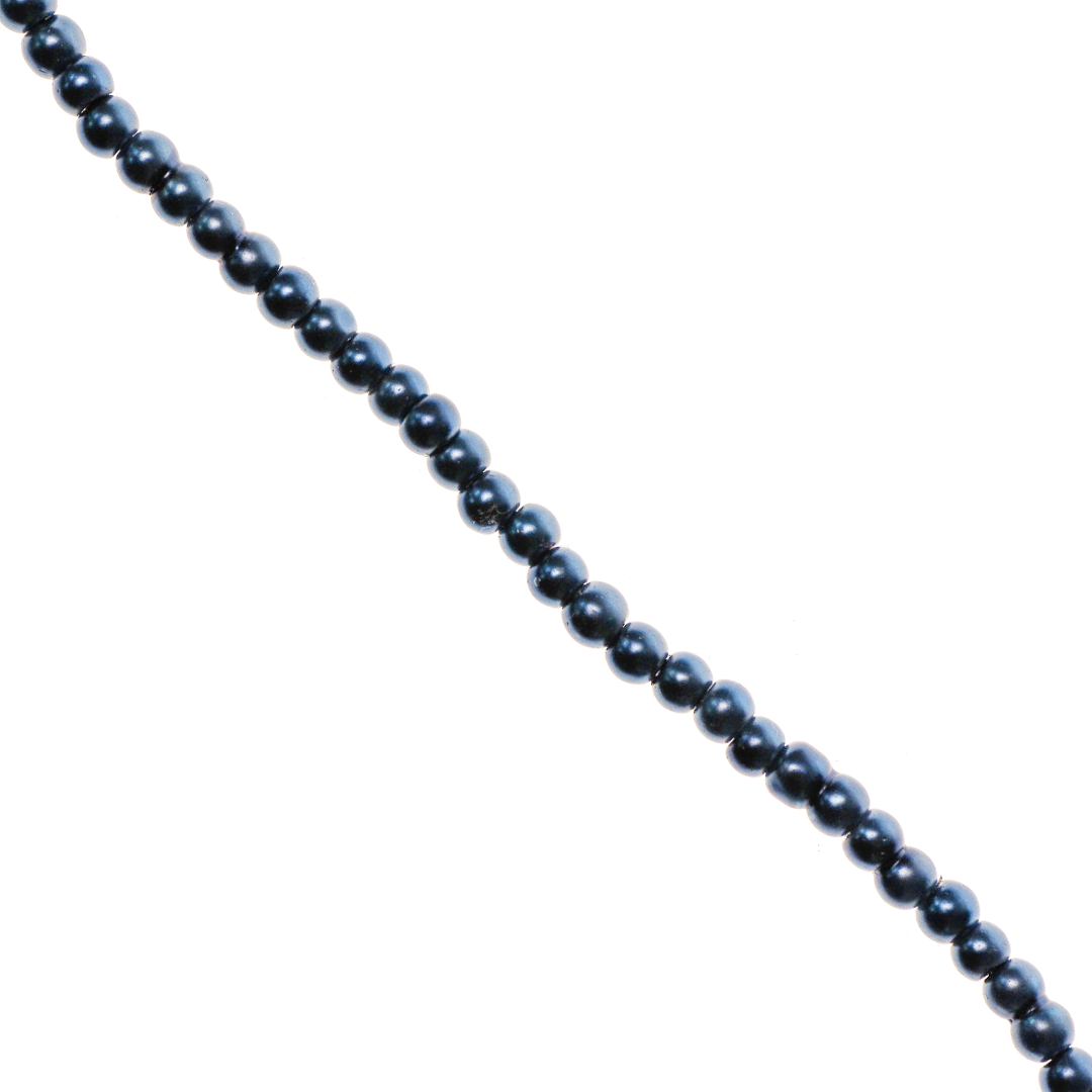 Glass Pearls, 3mm, Approx 205 pcs per strand, Available in Multiple Colours