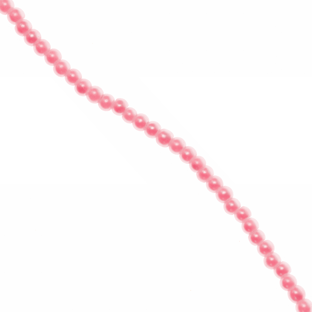 Glass Pearls, 3mm, Approx 205 pcs per strand, Available in Multiple Colours