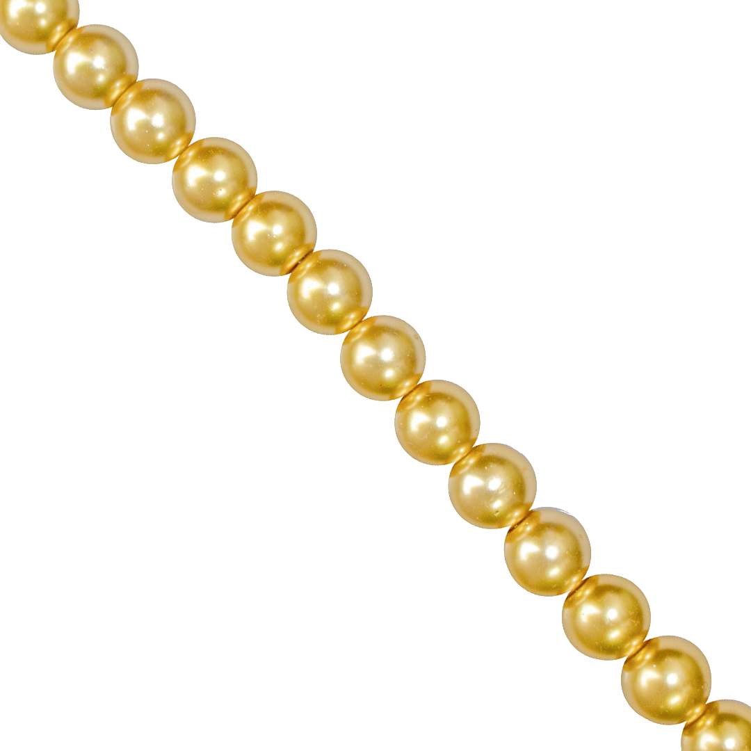 Glass Pearls, 4mm, Approx 200 pcs per strand, Available in Multiple Colours