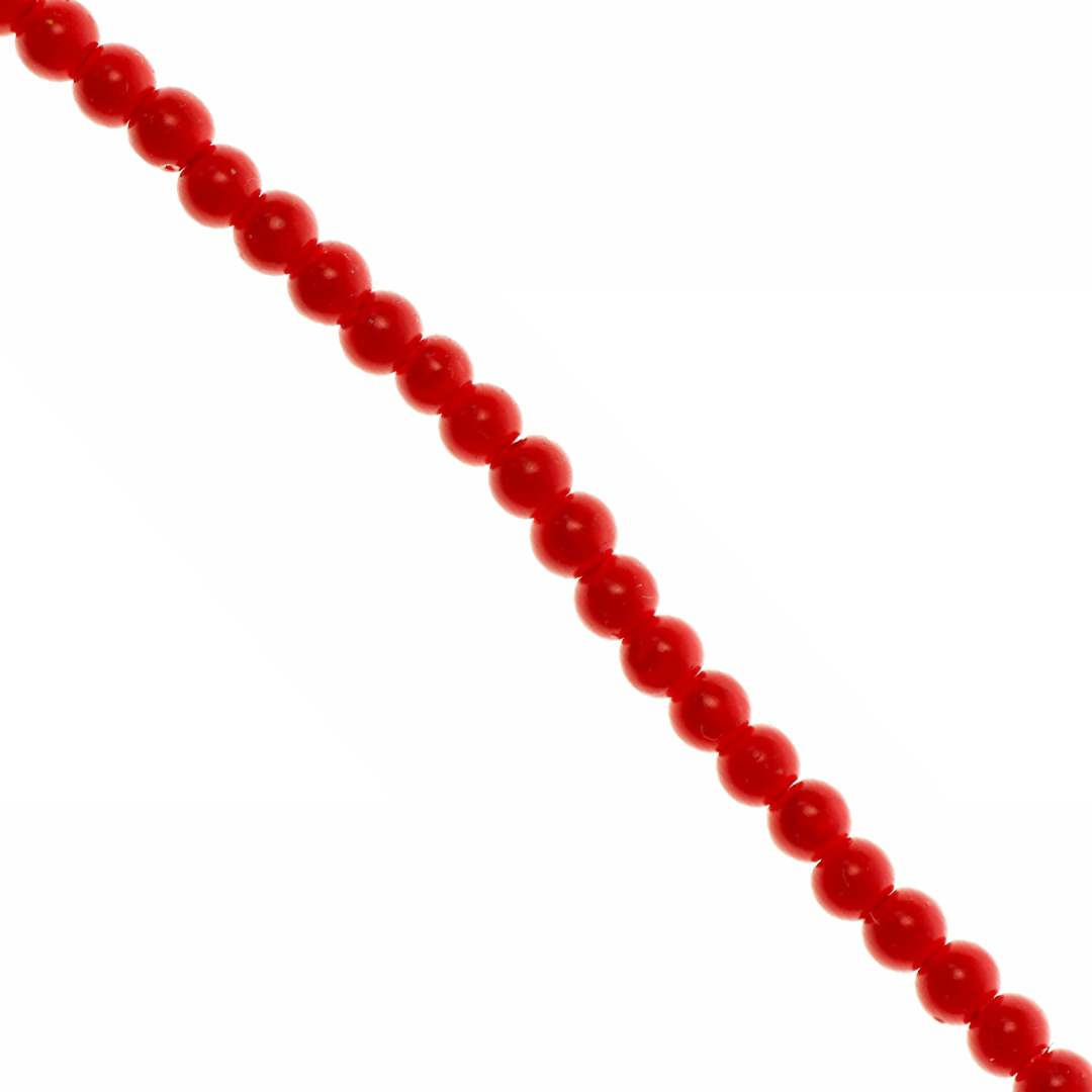 Glass Pearls, 3mm, Approx 205 pcs per strand, Available in Multiple Colours