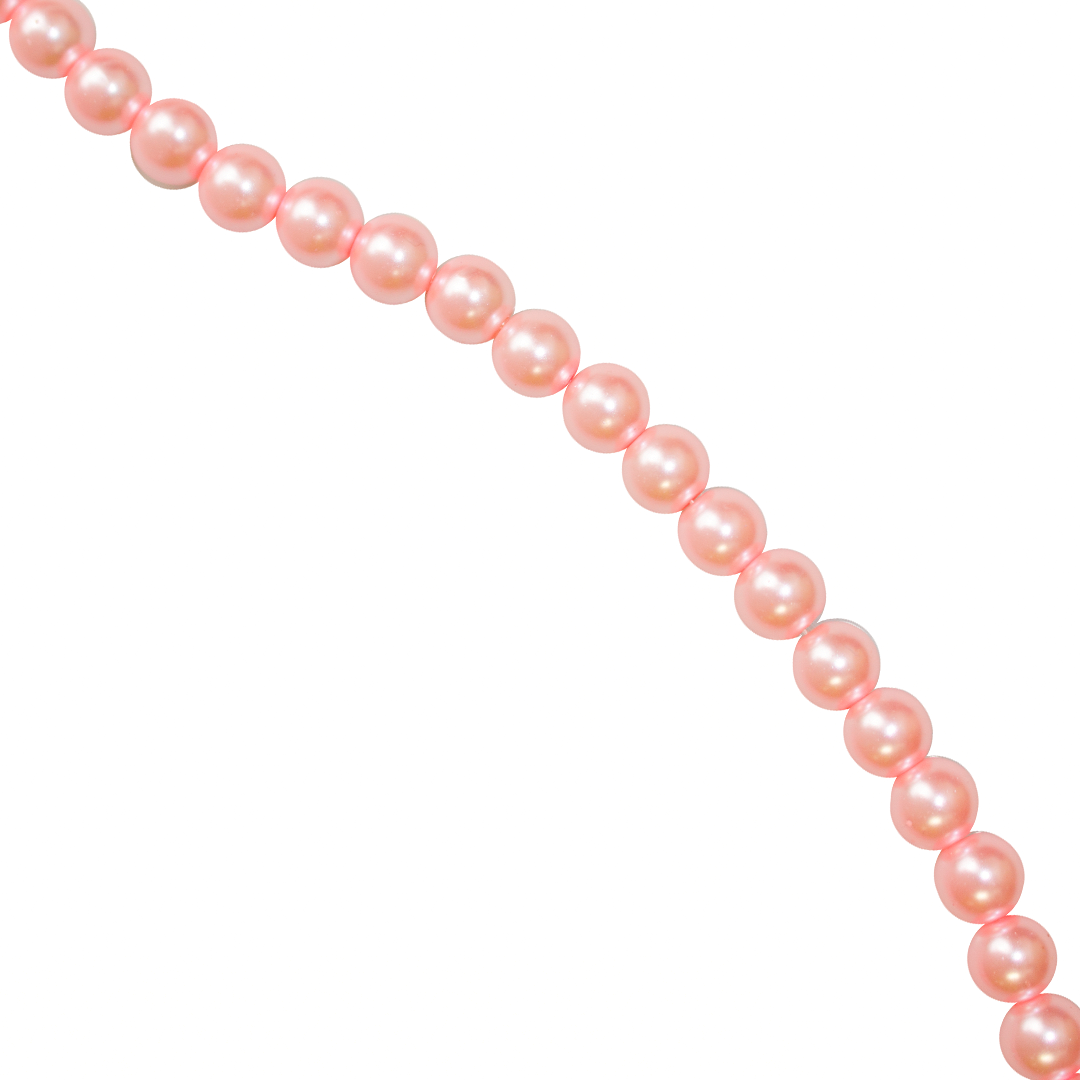 Glass Pearls, 8mm, Approx 100 pcs per strand, Available in Multiple Colours