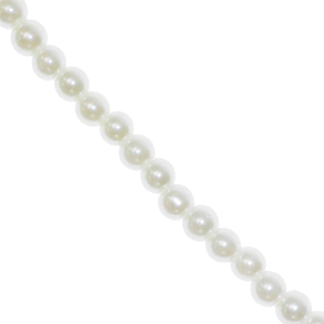 Glass Pearls, 14mm, 60 pcs per strand, Available in Multiple Colours