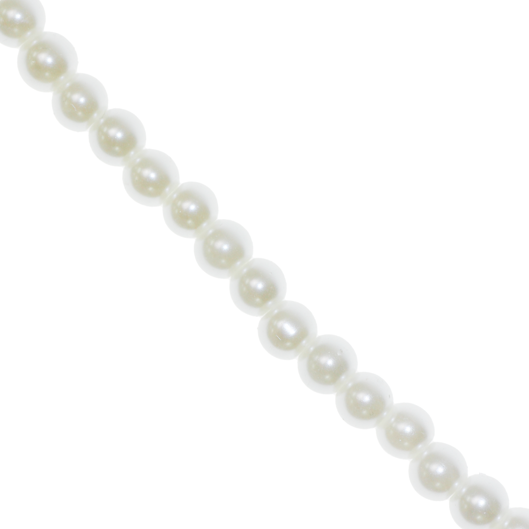 Glass Pearls, 8mm, Approx 105 pcs per strand, Available in Multiple Colours