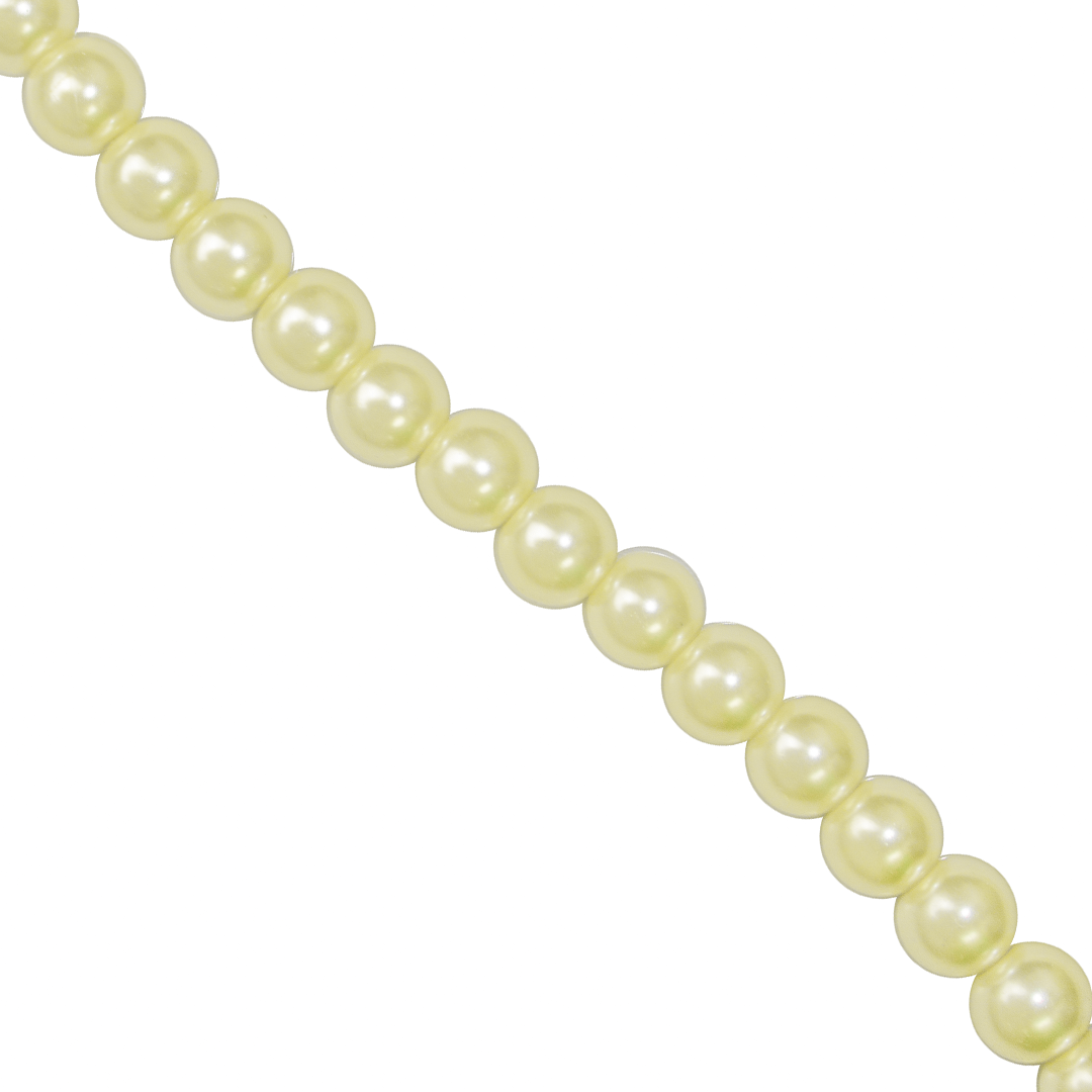 Glass Pearls, 8mm, Approx 100 pcs per strand, Available in Multiple Colours