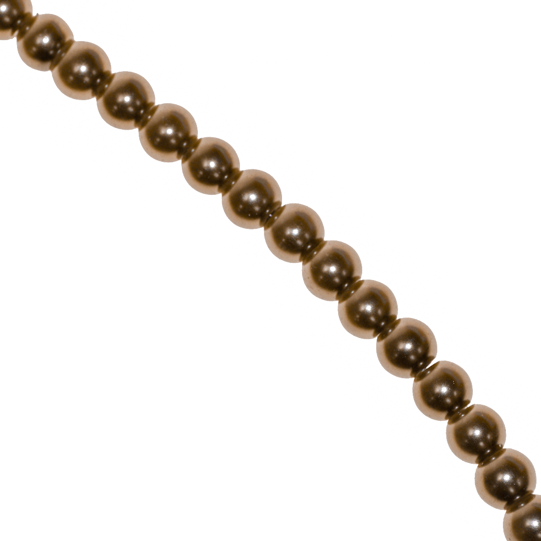Glass Pearls, 3mm, Approx 205 pcs per strand, Available in Multiple Colours