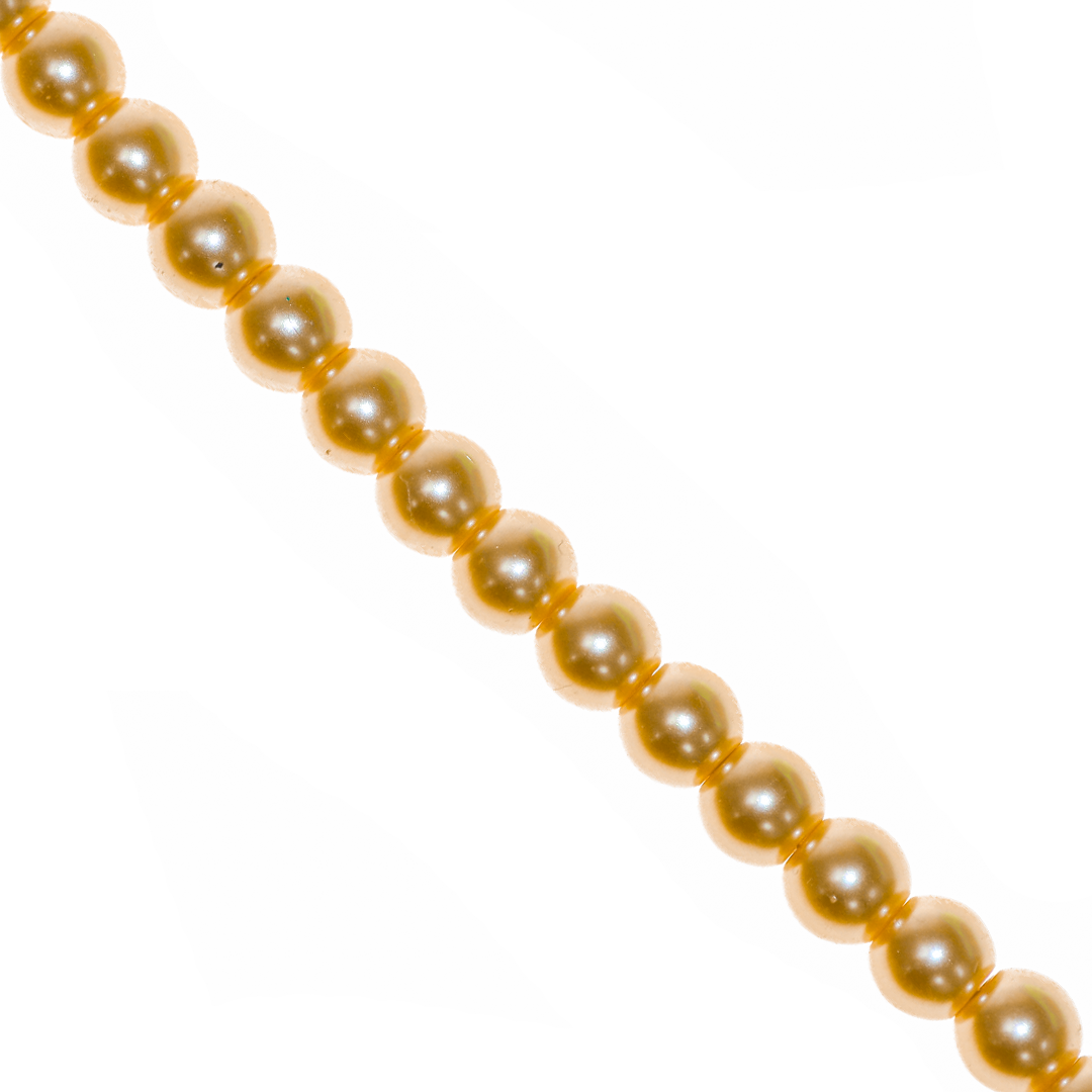 Glass Pearls, 8mm, Approx 100 pcs per strand, Available in Multiple Colours