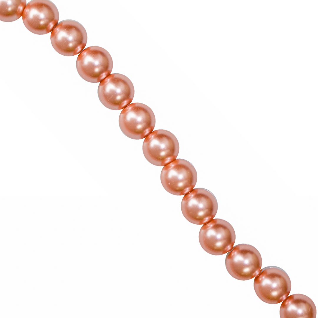 Glass Pearls, 10mm, Approx 80 pcs per strand, Available in Multiple Colours