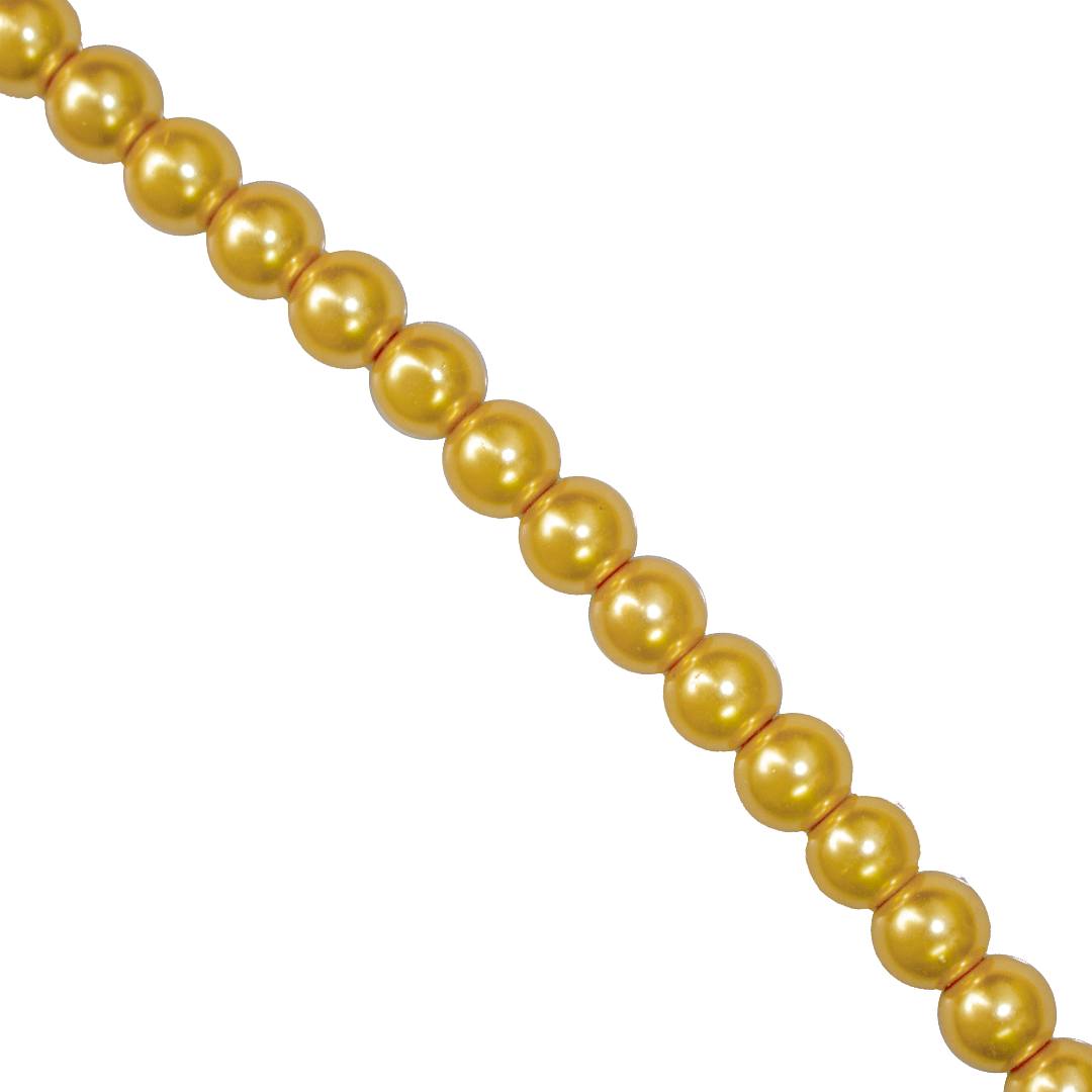 Glass Pearls, 10mm, Approx 80 pcs per strand, Available in Multiple Colours