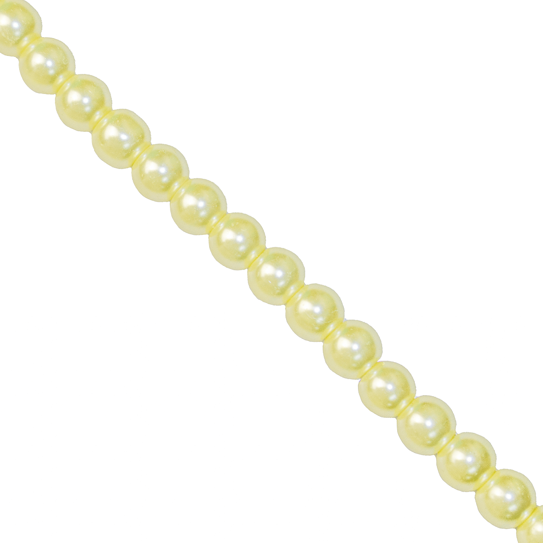 Glass Pearls, 10mm, Approx 80 pcs per strand, Available in Multiple Colours
