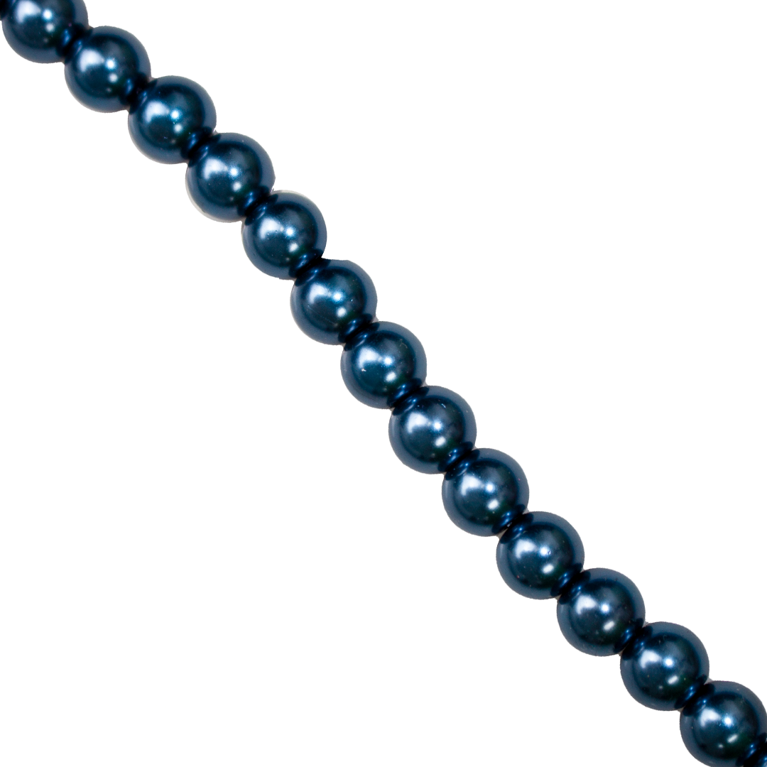 Glass Pearls, 8mm, Approx 100 pcs per strand, Available in Multiple Colours