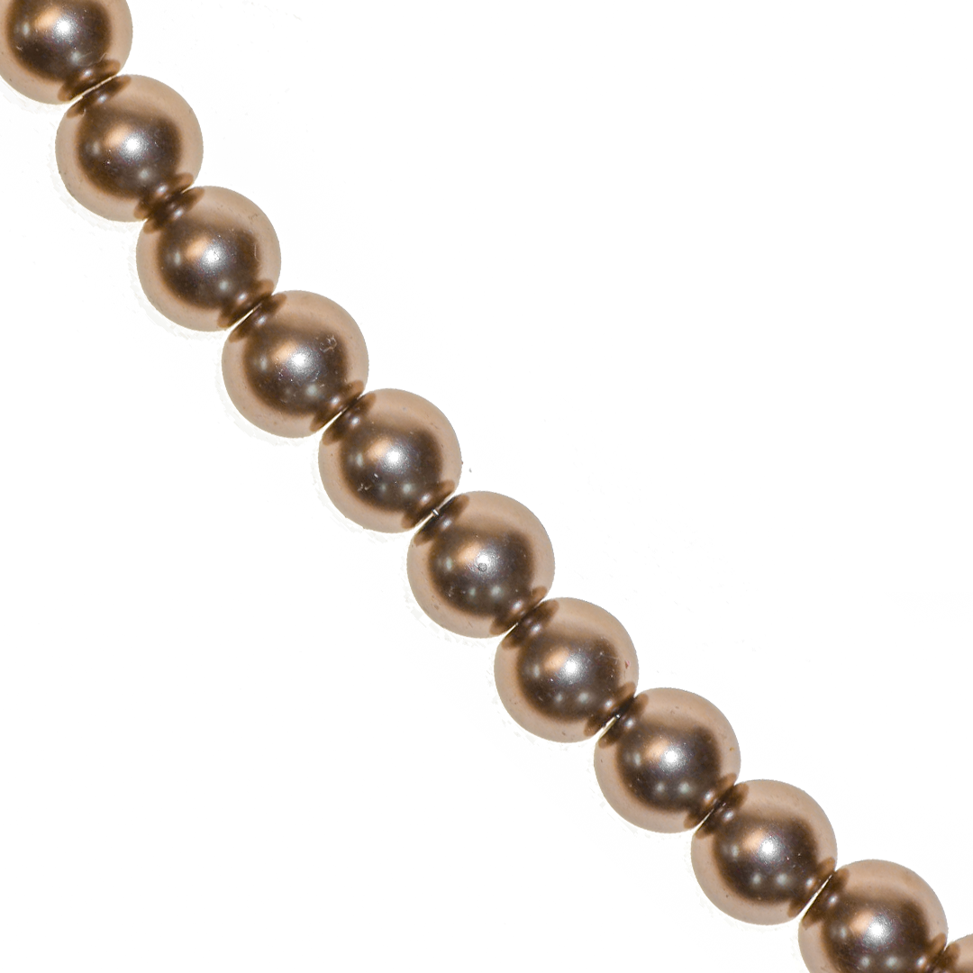 Glass Pearls, 10mm, Approx 80 pcs per strand, Available in Multiple Colours