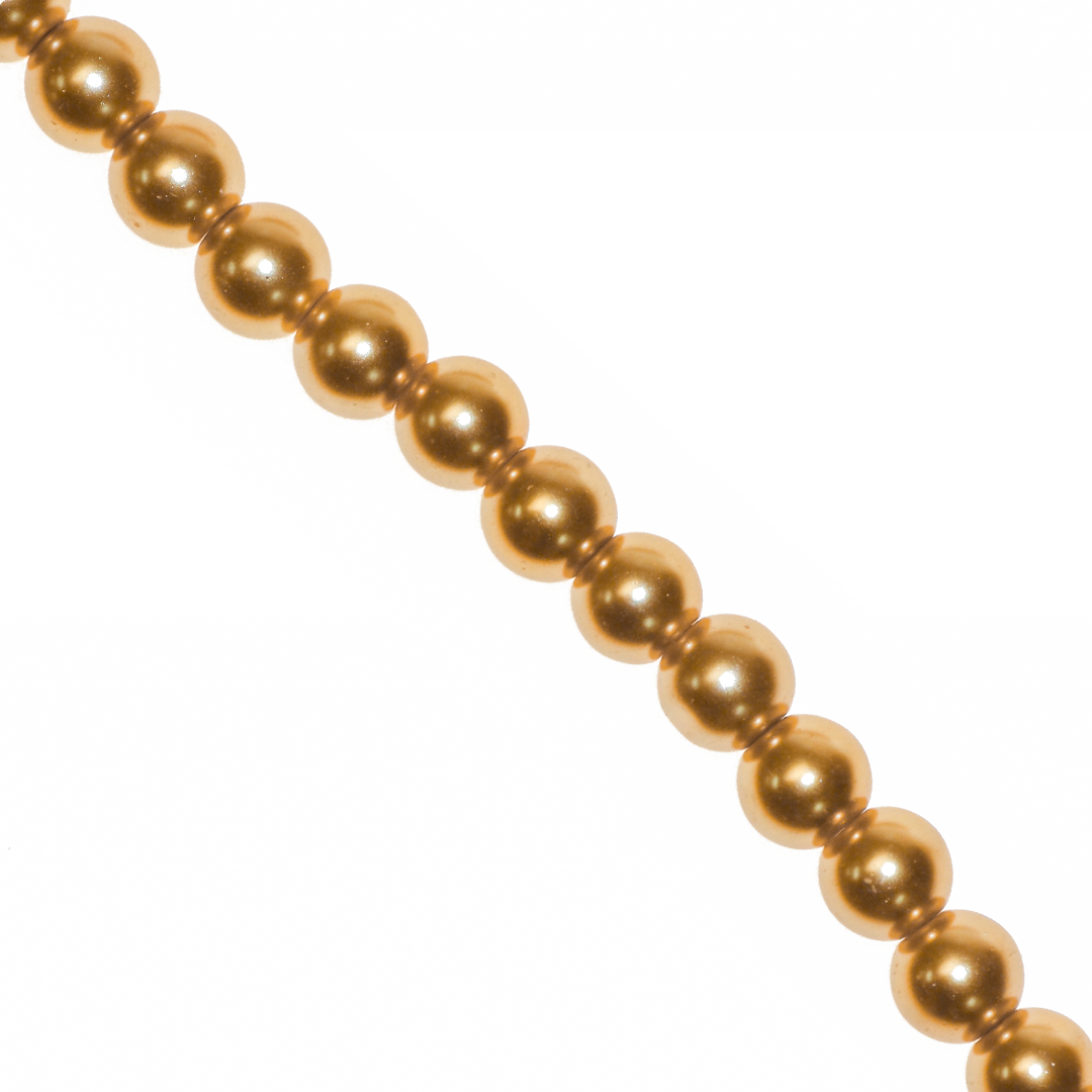 Glass Pearls, 10mm, Approx 80 pcs per strand, Available in Multiple Colours