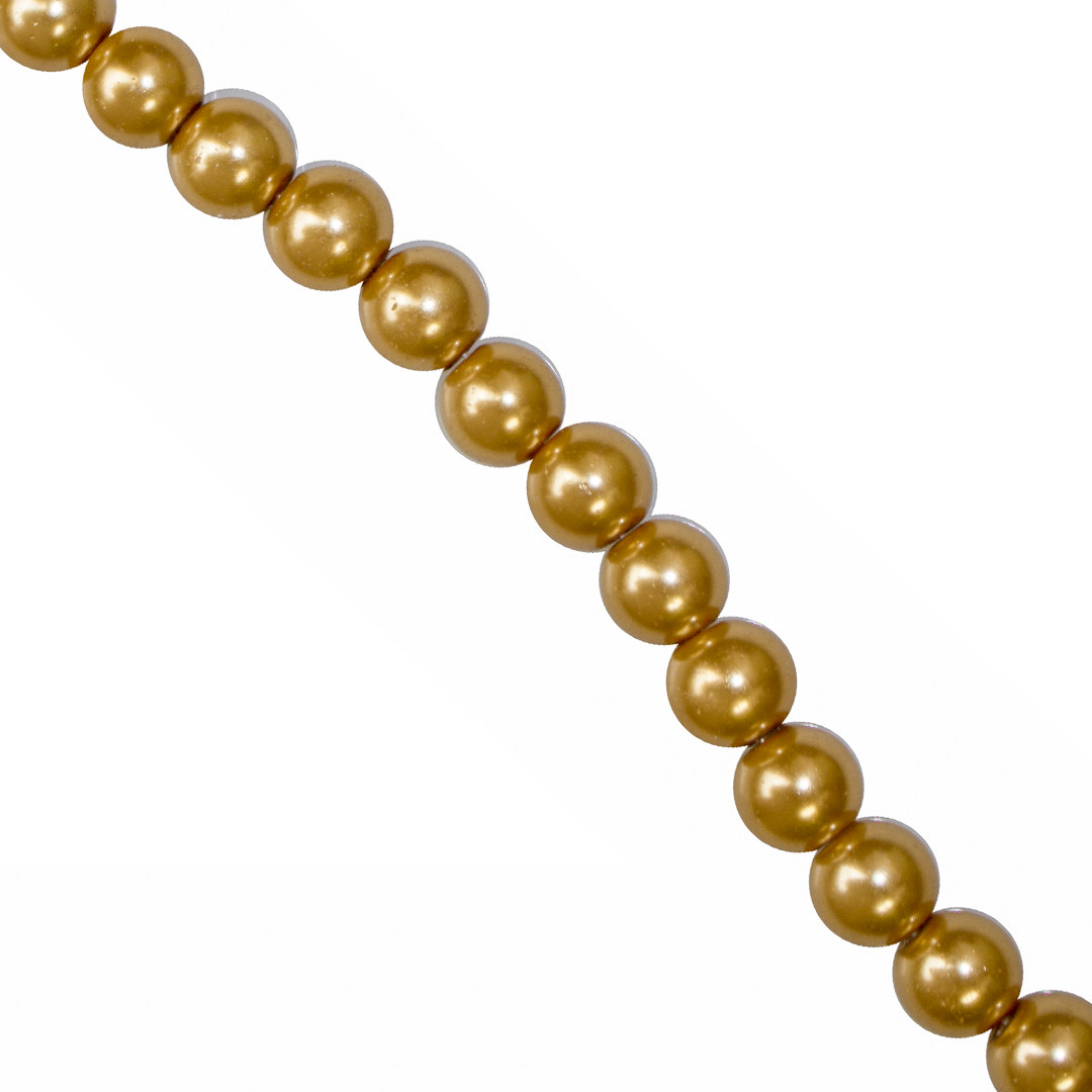 Glass Pearls, 10mm, Approx 80 pcs per strand, Available in Multiple Colours