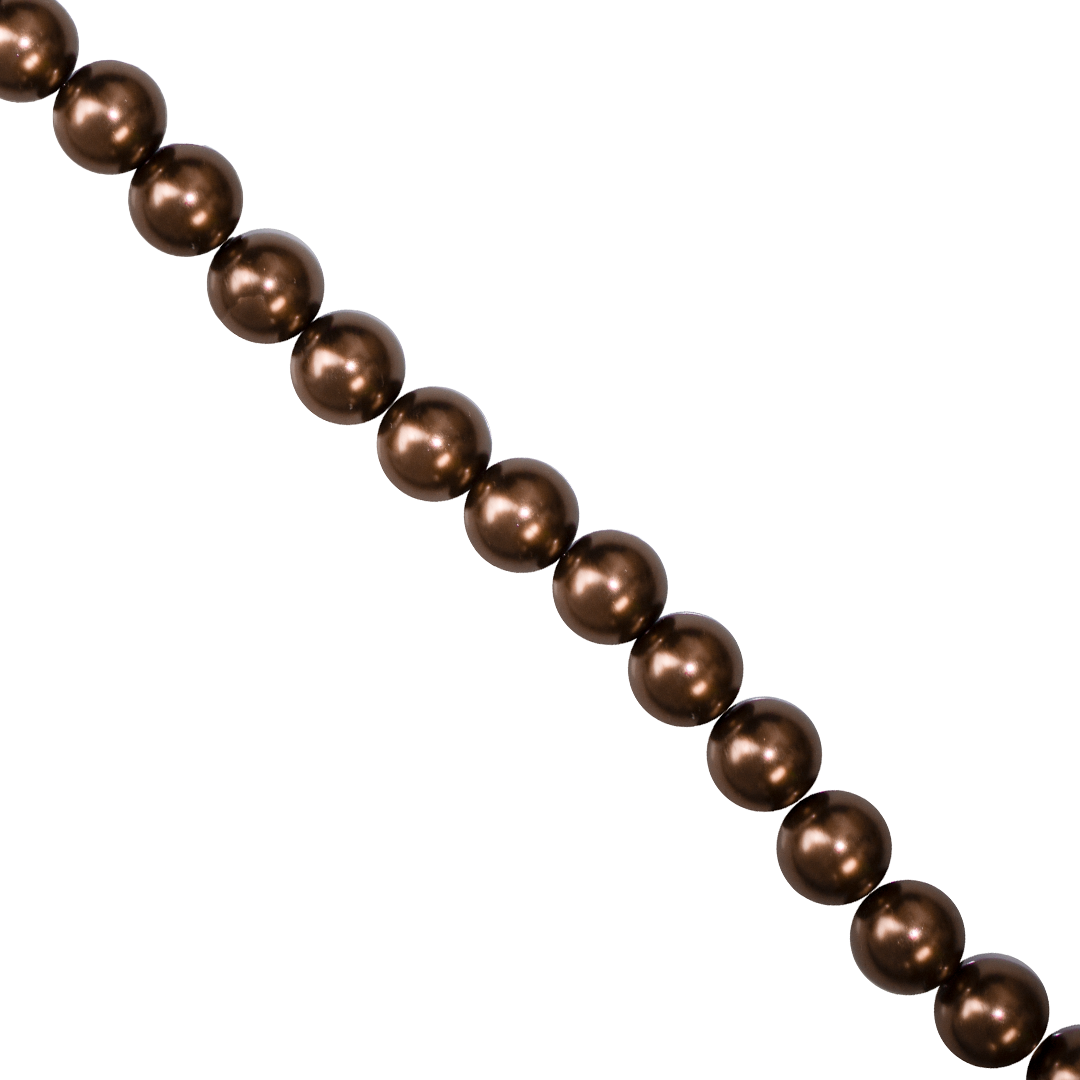 Glass Pearls, 12mm, 65 pcs per strand, Available in Multiple Colours