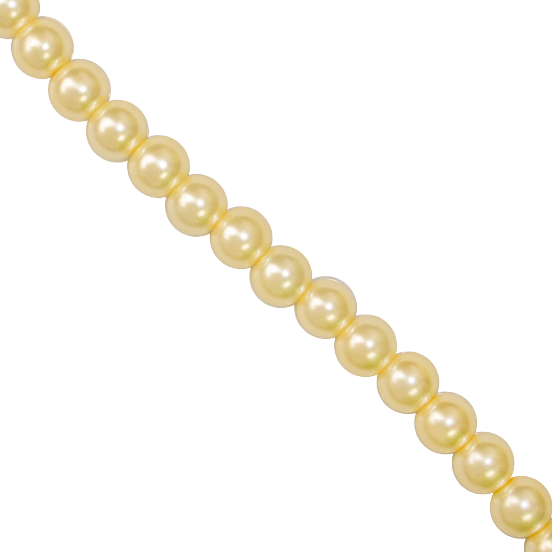 Glass Pearls, 12mm, 65 pcs per strand, Available in Multiple Colours