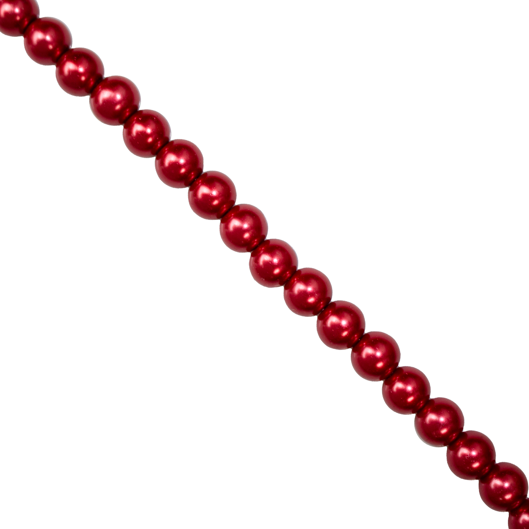 Glass Pearls, 4mm, Approx 200 pcs per strand, Available in Multiple Colours