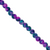 Marble Style Glass Beads, Tie Dyed, 4mm, Approx 190 pcs per strand, Available in Multiple Colours