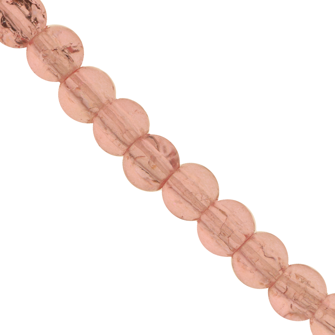 Marble Style Glass Beads, Cracked, 4mm, Approx 190 pcs per strand, Available in Multiple Colours