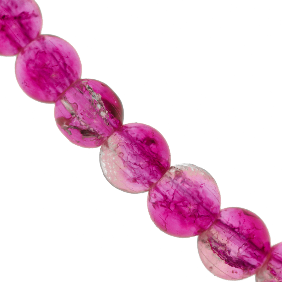 Marble Style Glass Beads, Cracked, Available in Multiple Colours and Sizes
