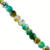 Marble Style Glass Beads, Splatter Black Lines, Available in Multiple Colours and Sizes