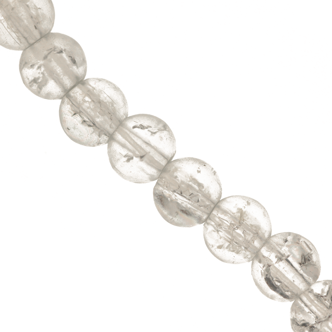 Marble Style Glass Beads, Cracked, Available in Multiple Colours and Sizes