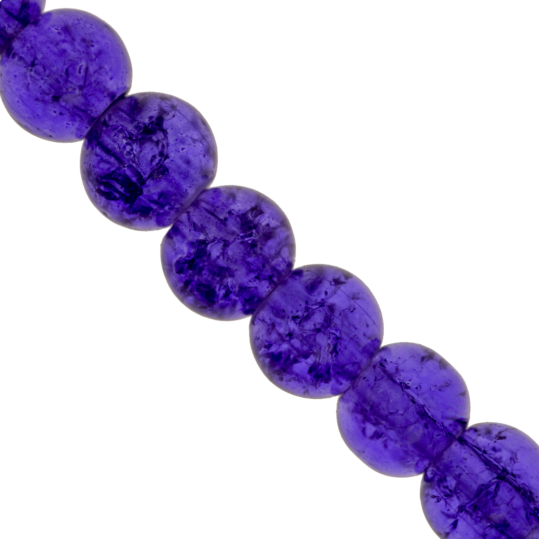Marble Style Glass Beads, Cracked, Available in Multiple Colours and Sizes