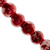 Marble Style Glass Beads, Splatter Black Lines, Available in Multiple Colours and Sizes