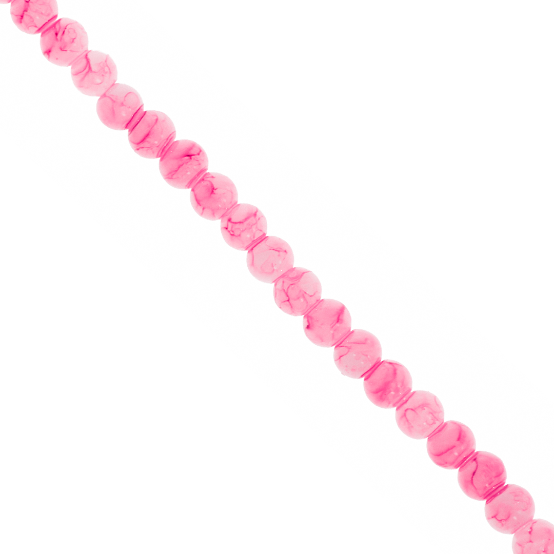 Marble Style Glass Beads, 8mm, Tie Dye, Approx 100 pcs per strand, Available in Multiple Colours