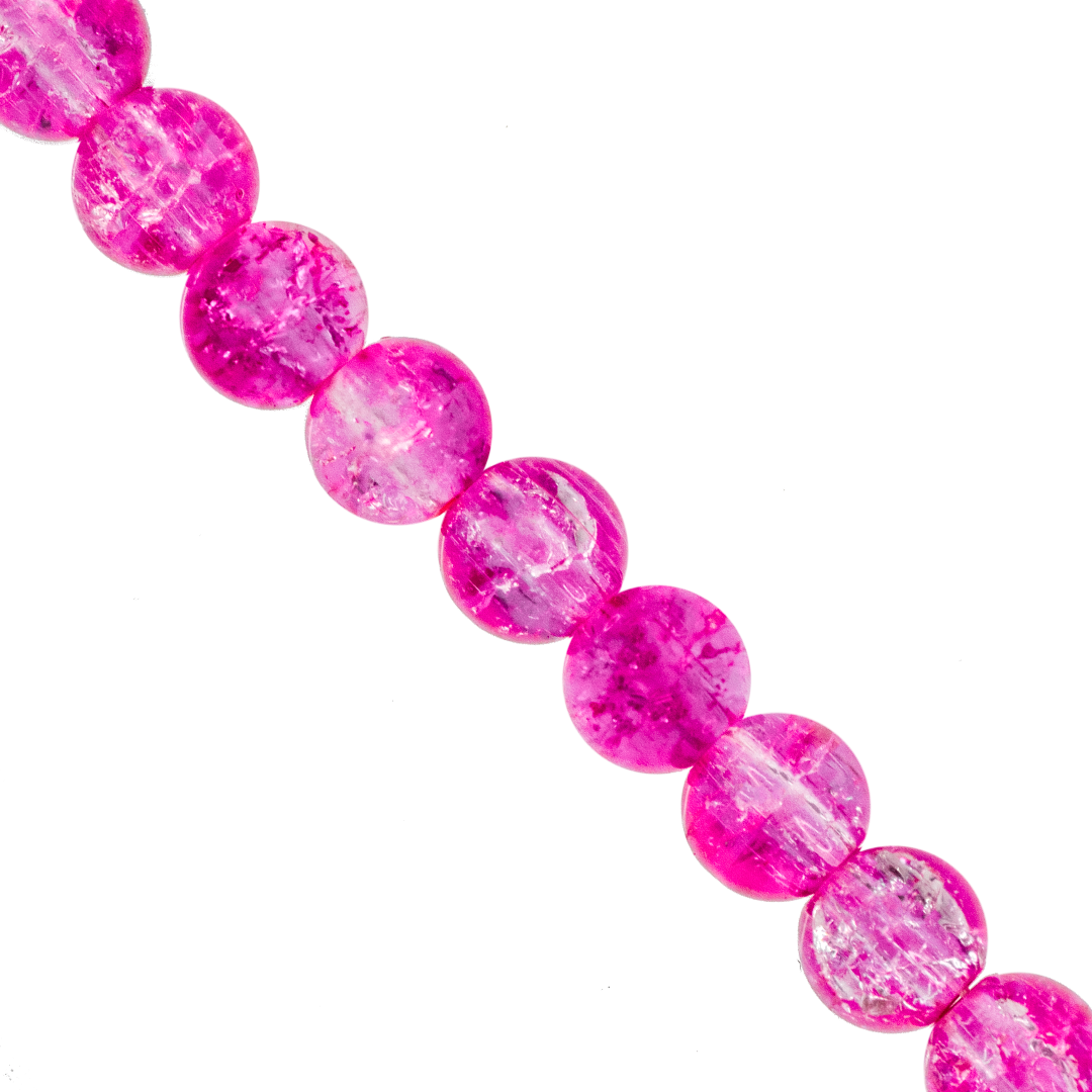 Marble Style Glass Beads, Cracked, Available in Multiple Colours and Sizes