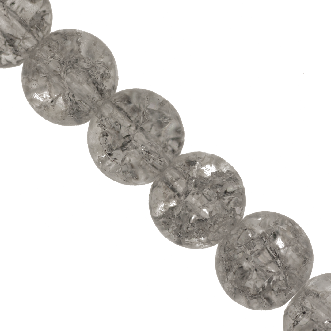 Marble Style Glass Beads, Cracked, Available in Multiple Colours and Sizes