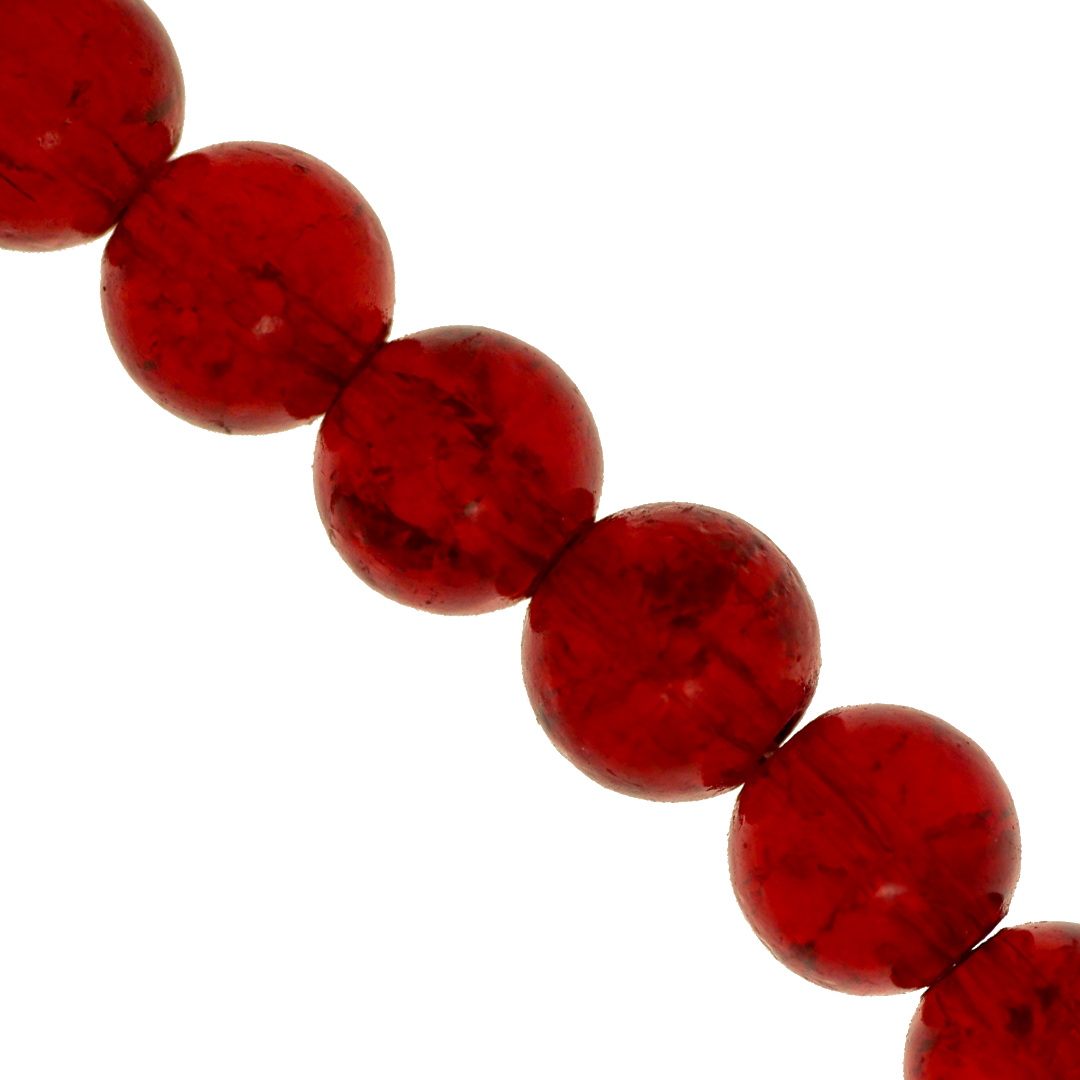 Marble Style Glass Beads, Cracked, Available in Multiple Colours and Sizes