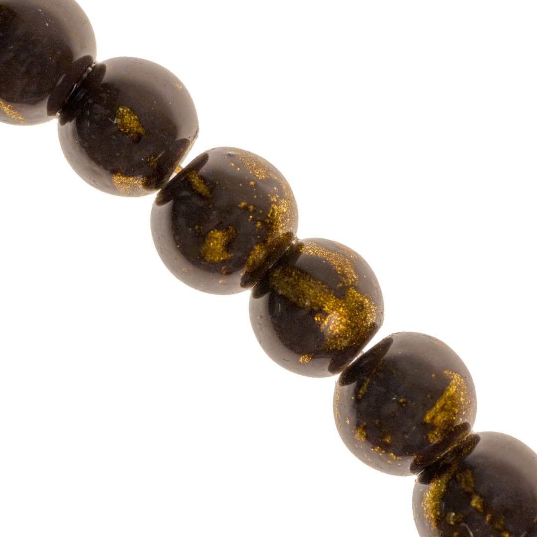 Marble Style Glass Beads, Splatter Paint Design, 8mm, Available in Multiple Colours