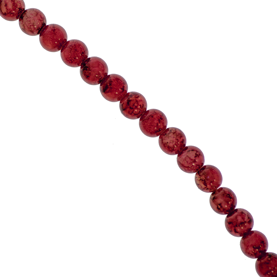 Marble Style Glass Beads, 10mm, Tie Dye, Approx 80 pcs per strand, Available in Multiple Colours
