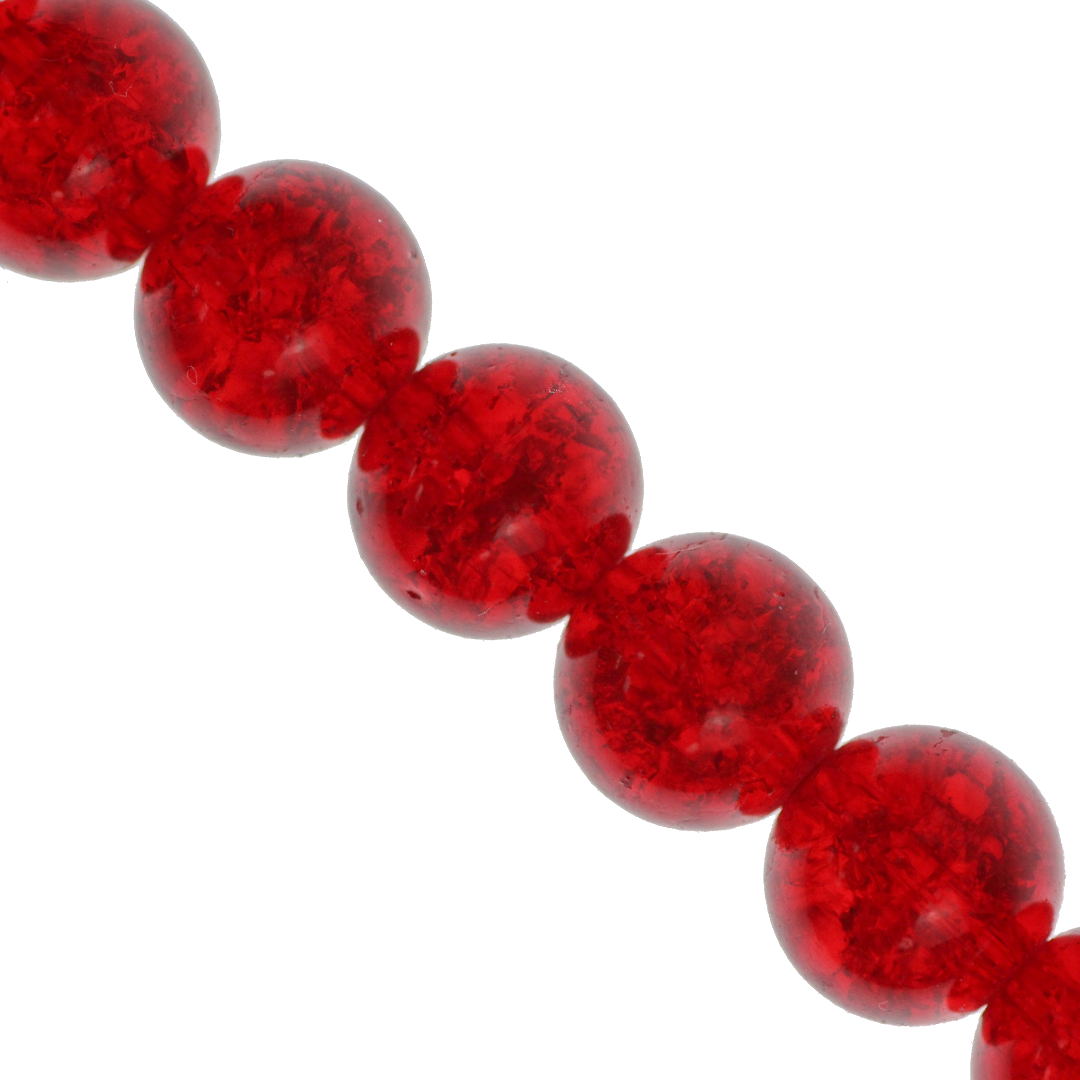 Marble Style Glass Beads, Cracked, Available in Multiple Colours and Sizes
