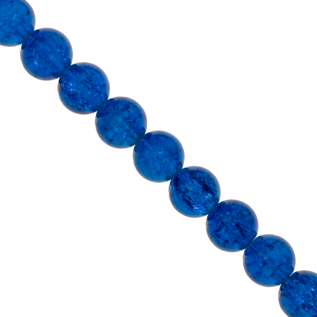 Marble Style Glass Beads, Cracked, 4mm, Approx 190 pcs per strand, Available in Multiple Colours