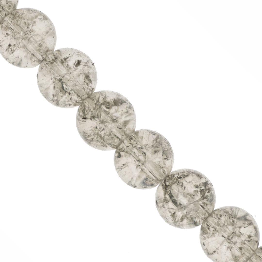 Marble Style Glass Beads, Cracked, Available in Multiple Colours and Sizes