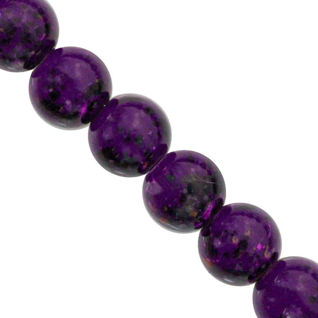 Marble Style Glass Beads, Splatter Paint Design, 8mm, Available in Multiple Colours