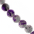 Marble Style Glass Beads, Splatter Black Lines, Available in Multiple Colours and Sizes
