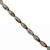 Marble Style Glass Beads, Long Oval, Opaque, 22mm x 10mm, Approx 36 pcs/strand, Available in Multiple Colours