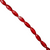 Marble Style Glass Beads, Long Oval, Opaque, 22mm x 10mm, Approx 36 pcs/strand, Available in Multiple Colours