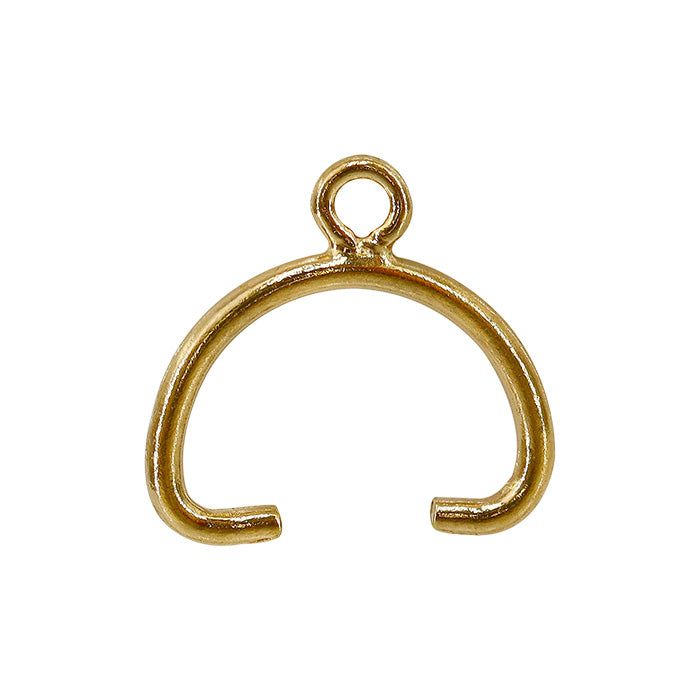 Bail, Pinch Bail, 14K Gold Filled, 10mm x 5mm - 1pc