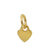 Charm, Mini Heart, 14K Gold Filled, 3.5mm x 3.5mm, 1pc
