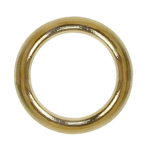 Jump Rings, Closed, 14K Gold Filled, 6mm, 18 Ga, Sold Per Pkg of 2