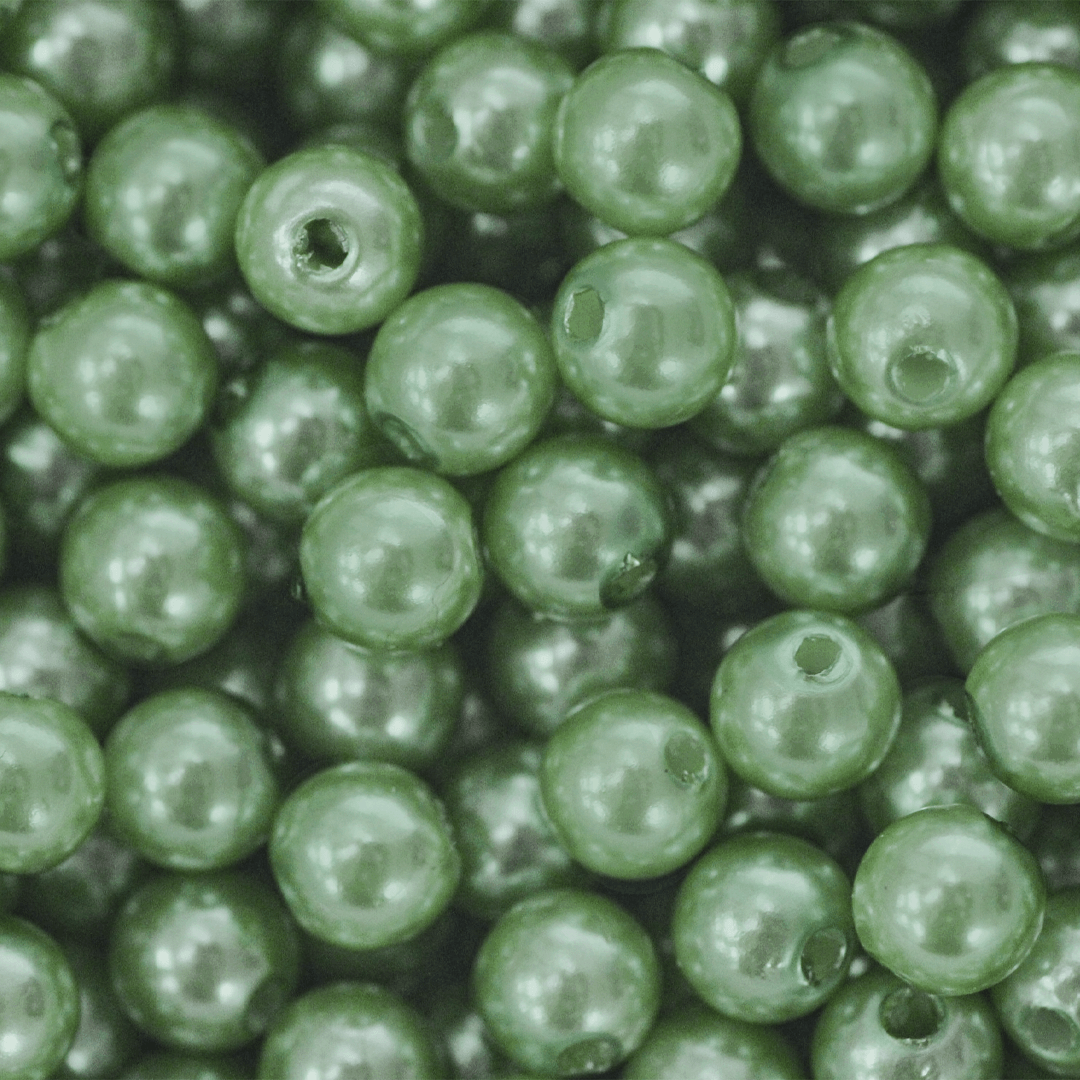 Plastic pearl beads on sale