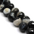 Agate Faceted - Black/White Fire Agate, Semi-Precious Stone, 8mm, 46 pcs per strand - Butterfly Beads