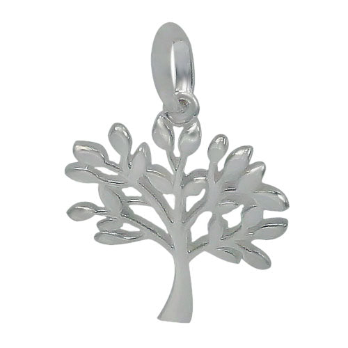 Charms, Tree of Life, Sterling Silver, 17.5mm X 15mm X 1mm, 1pc