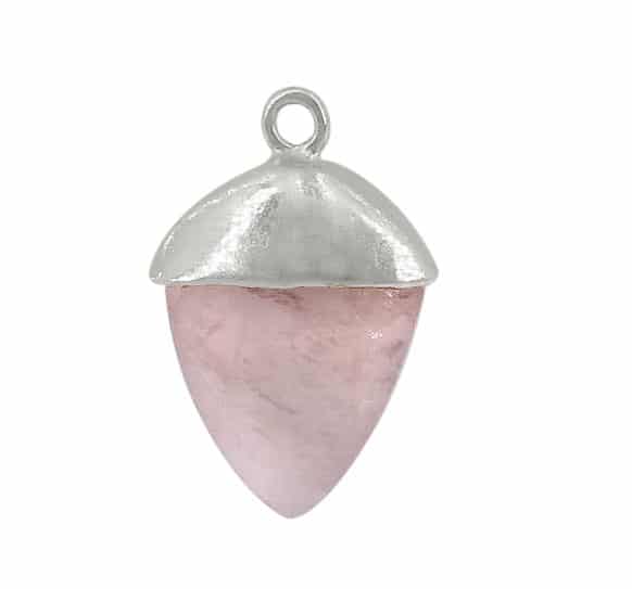 Charm, Gemstone Charms, Sterling Silver with Gold/Silver, 1pc