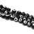 Glass Beads, Dark Brown Evil Eye, 8mm, 45 pcs per strand