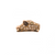 Jaguar Spacer Bead, Micro Pave, Cubic Zirconia, 17mm x 9mm, Sold Per pkg of 1, Available in Multiple Colours